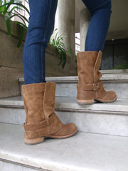 Bootie Madrid Camel